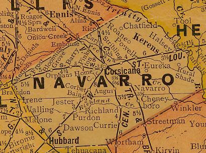 Navarro County, about 1920